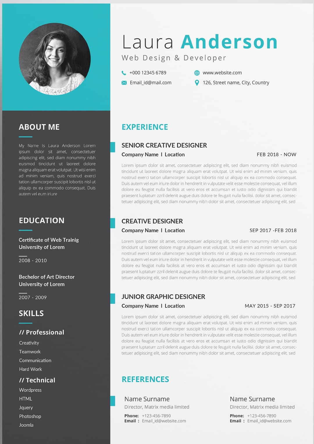 Sample Resume Template